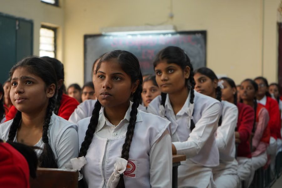 Classroom session at Sainik School Kalikiri
